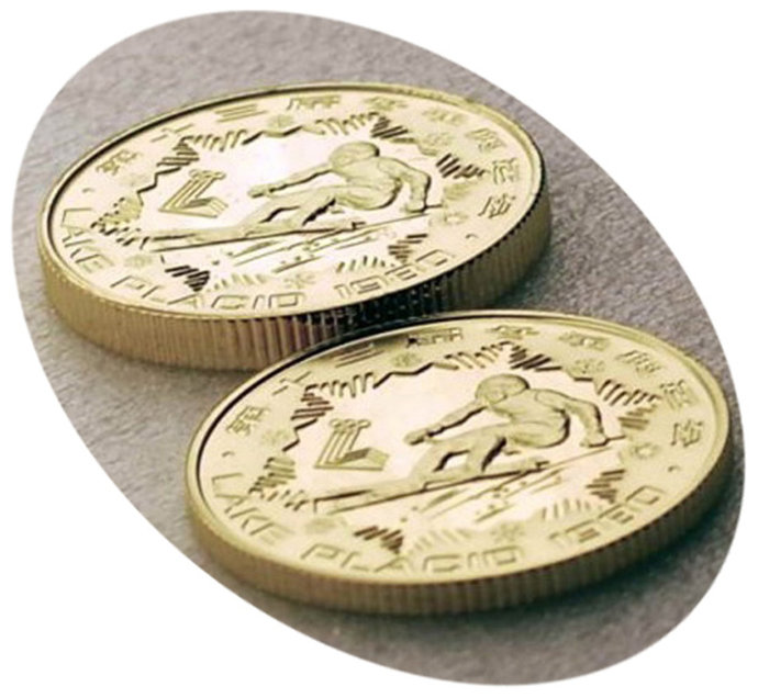 Olympics Alpine Skiing Brass Comparison