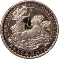 1997年 1OZ精制金币正面