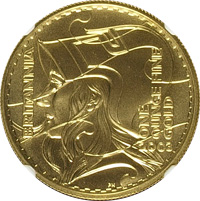 2003年 1OZ精制金币正面