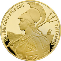 2015年 1OZ精制金币正面
